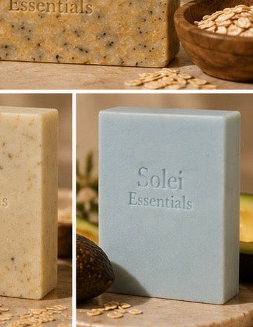 Blue Avocado Oil Soap Bar